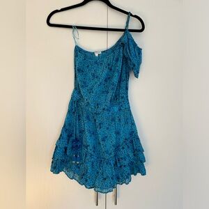 Poupette st Barth one shoulder mini dress